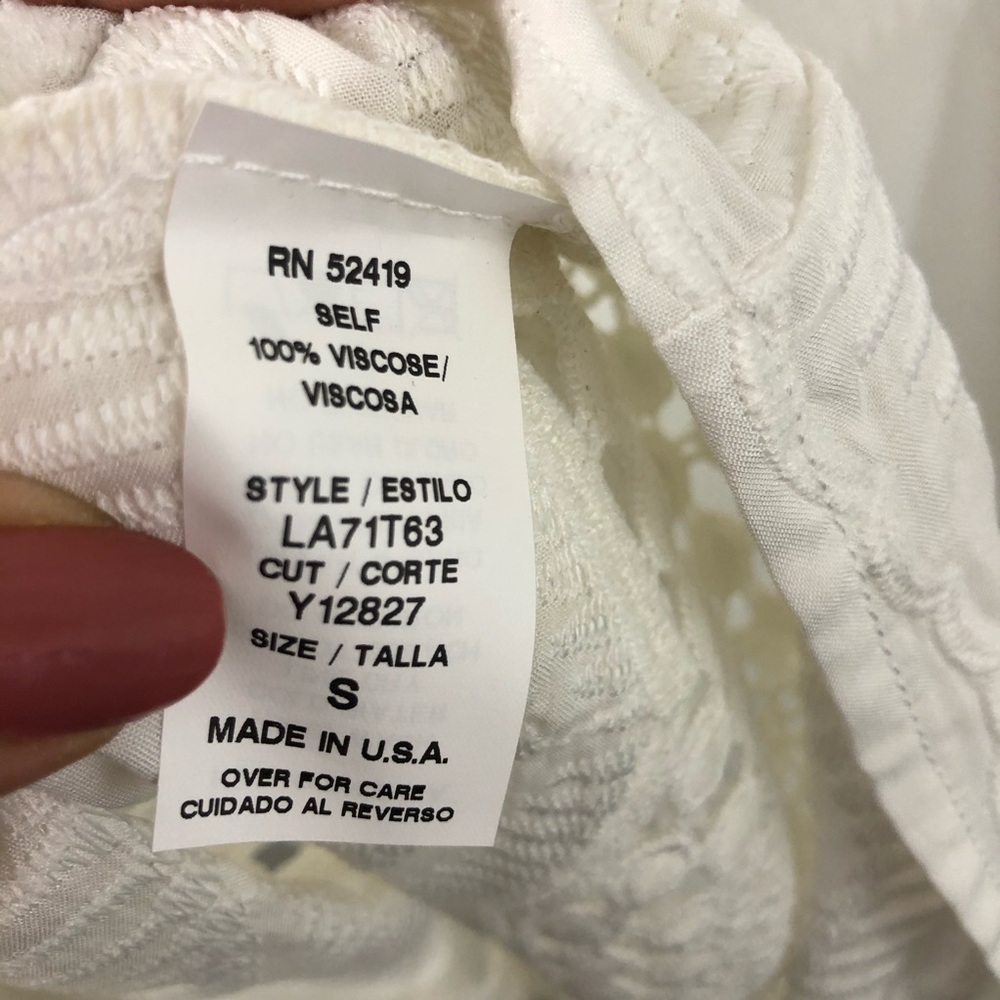 La Blanca White Swim Coverup Dress S - Picture 11 of 11